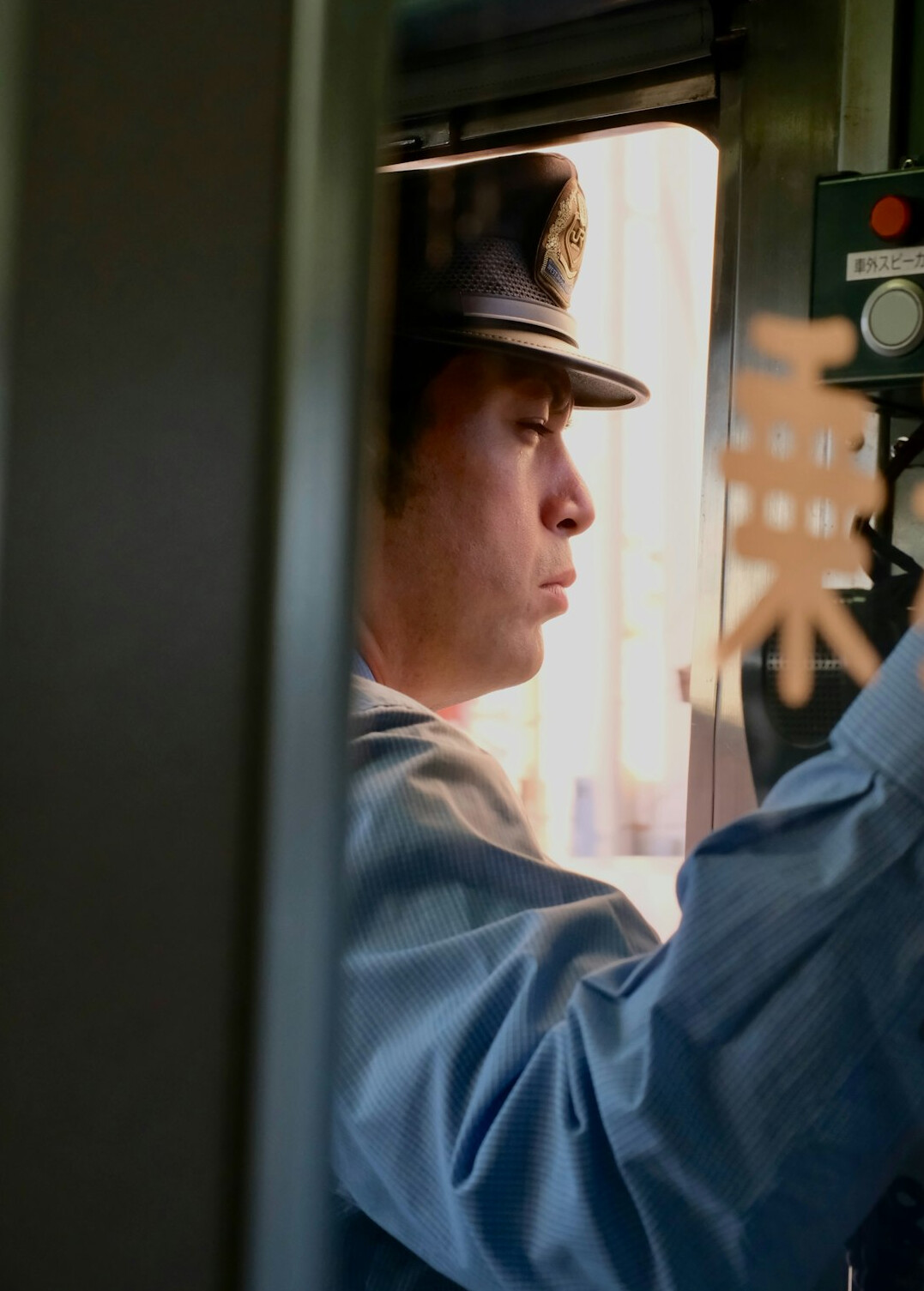 detective reviewing security footage